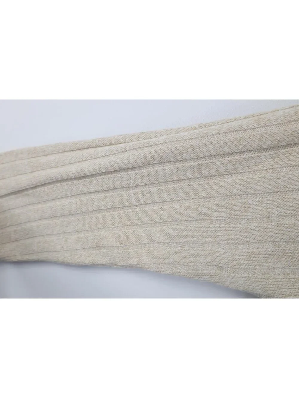 Vintage 90s Streetwear Mens Medium Cotton Ribbed Knit Collared 1/4 Zip Sweater